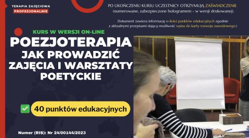 Poezjoterapia - Jak prowadzić zajęcia poetyckie (kurs on-line).png