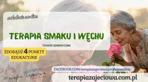 Terapia smaku i węchu seniorów